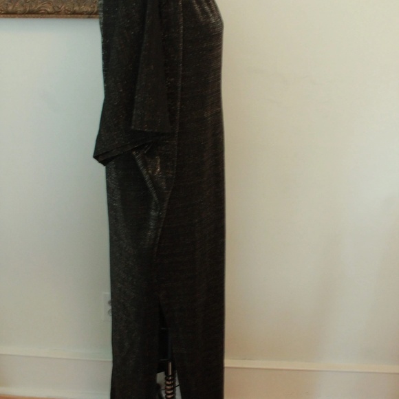 1980's Christian Dior Loungewear Sparkle Caftan with Drawstring Shoulders - Picture 4 of 5